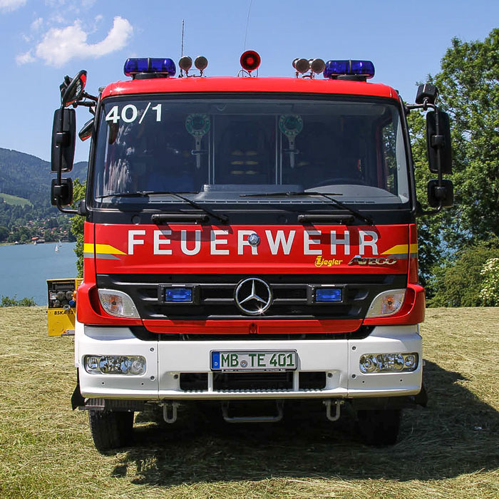 L&ouml;schgruppenfahrzeug der Feuerwehr Tegernsee