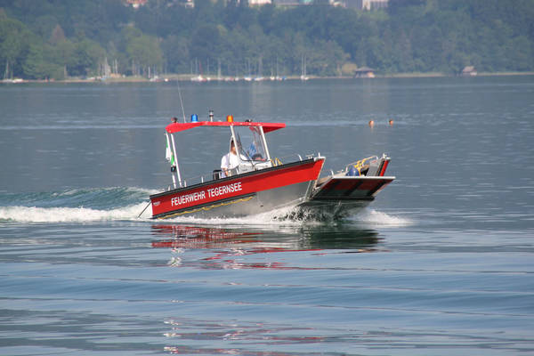 Mehrzweckboot der Feuerwehr Tegernsee