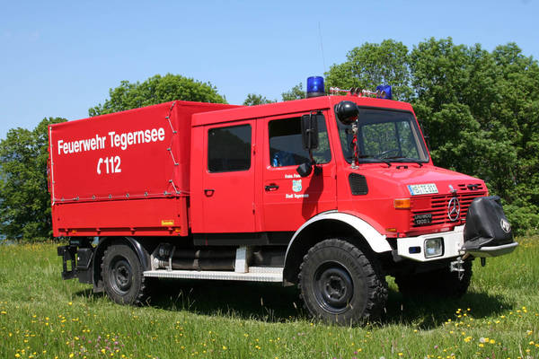 Versorgungs-LKW der Feuerwehr Tegernsee