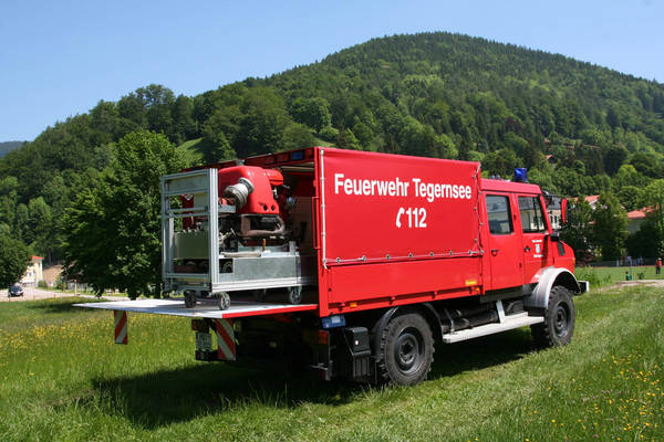 Versorgungs-LKW der Feuerwehr Tegernsee
